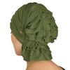 Chemo Beanies Cindy Olive Ruffle - Back View