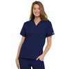 Cherokee Women's V-Neck Two Pocket Solid Scrub Top