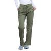 Cherokee Workwear Revolution Mid Rise Moderate Flare Drawstring Pant