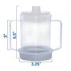 Clear Cup With Handles 847102020518