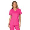 Cherokee Women's Mock Wrap Solid Scrub Top