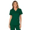 Cherokee Women's Mock Wrap Solid Scrub Top