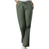 Cherokee Women's Natural Rise Flare Leg Drawstring Pant