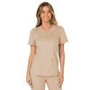 Cherokee Women's Mock Wrap Solid Scrub Top
