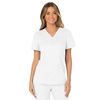 Cherokee Women's Mock Wrap Solid Scrub Top
