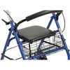 Drive Durable Four Wheel Rollator Padded Seat