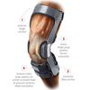 Armor Knee Brace with Fourcepoint Hinge by Donjoy Features
