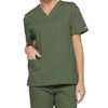 Dickies Women's V-Neck Solid Scrub Top
