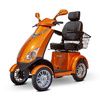 EWheels EW-72 Four Wheel Heavy Duty Scooter with Electromagnetic Brakes - Orange