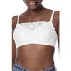 Amoena Isabel Wire-Free 2118 Camisole Soft Cup Bra - White Front 