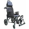 Karman Healthcare Ergonomic V-seating Recliner Transport Wheelchair