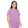 Med Couture Women's Touch V-Neck Shirttail Top
