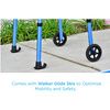 Nova Medical 5'' Wheels Folding Walker