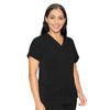 Med Couture Women's Touch V-Neck Shirttail Top