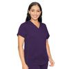 Med Couture Women's V-Neck Shirttail Scrub Top