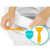 Vive Elongated Toilet Seat Padded Removal Knife Included