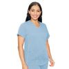 Med Couture Women's Touch V-Neck Shirttail Top