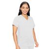 Med Couture Women's Touch V-Neck Shirttail Top