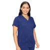 Med Couture Touch V-Neck Shirttail Top