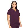 Med Couture Women's Touch V-Neck Shirttail Top