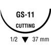 Medtronic Reverse Cutting 36 Inch Suture with Needle GS-11