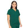 Med Couture Touch V-Neck Shirttail Top for Women's