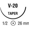 Medtronic Taper Point 18 Inch Suture with Needle V-20