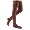 Medi USA Mediven Comfort Thigh High 30-40 mmHg Compression Stockings w/ Lace Silicone Top Band Open Toe