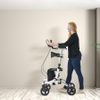 Medline Simplicity 2 Upright Rollator (Fully assembled side view)