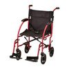 Nova Medical Ultra Lightweight Transport Chair - Red