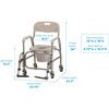 Nova Medical Deluxe Shower Chair and Commode