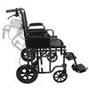 ProBasics Bariatric Steel Transport Chair
