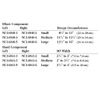 Turnbuckle Orthosis Size Chart