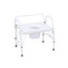 Tuffcare Drop Arm All in One Bariatric Commode