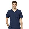 WonderWink W123 Men's V-Neck Top