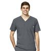 WonderWink W123 Men's V-Neck Top