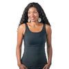Wear Ease Slimmer Mastectomy Camisole-Black Front View