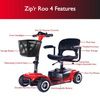 Zipr Extra Four Wheel Traveler Scooter