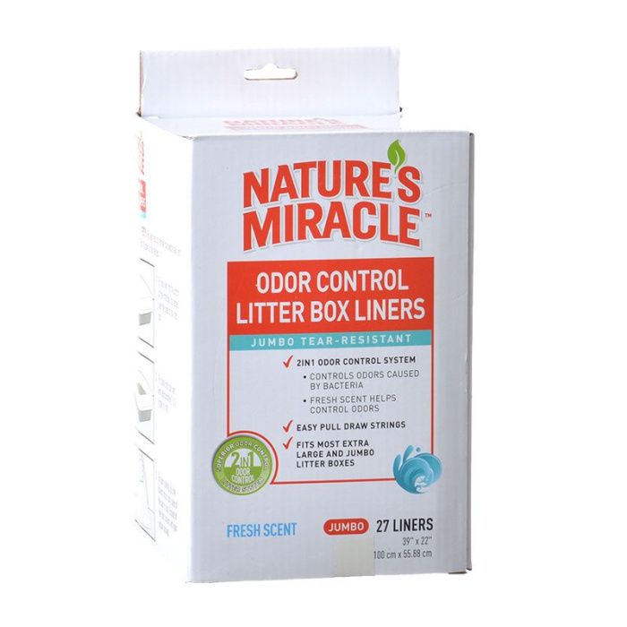 Natures Miracle Odor Control Litter Box Liners