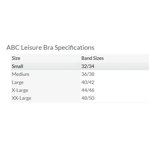 Leisure Bra-Style 110 • ABC Breast Care