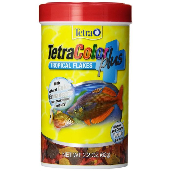 tetra color plus tropical flakes