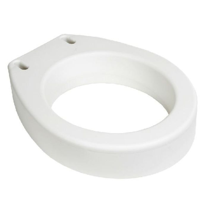 Essential Bath Safety Toilet Seat Riser, Padded, 2 Inch Thick