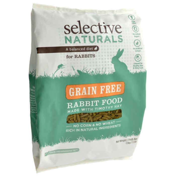 selective naturals grain free rabbit food