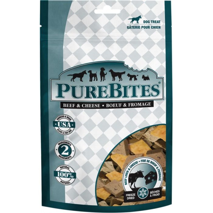 PureBites Beef Liver & Cheese Freeze Dried Dog Treats