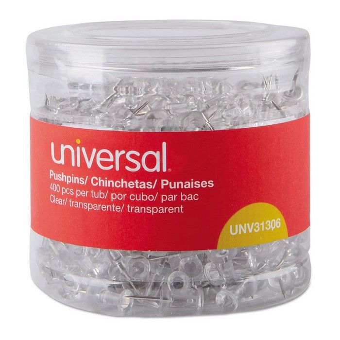 Universal Clear Push Pins