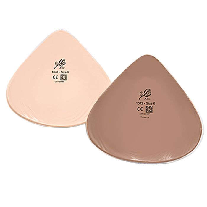 ABC 1042 Lightweight Silicone Triangle Breast Form
