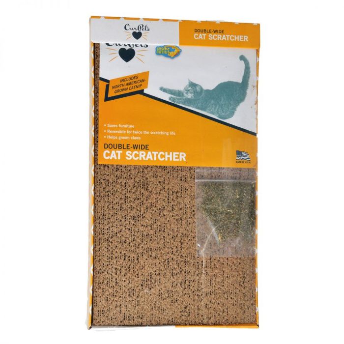 cosmic catnip double wide cat scratcher