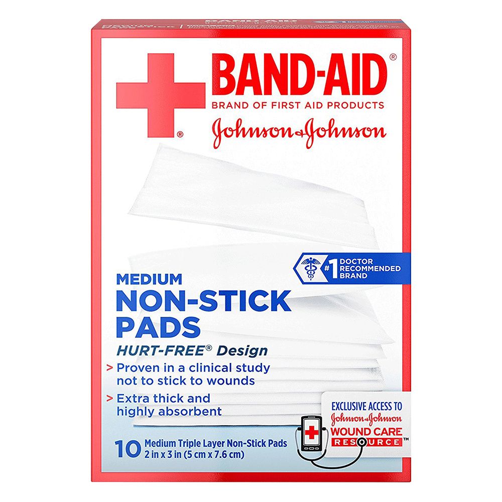 Johnson & Johnson Band Aid Nonstick Gauze Pad