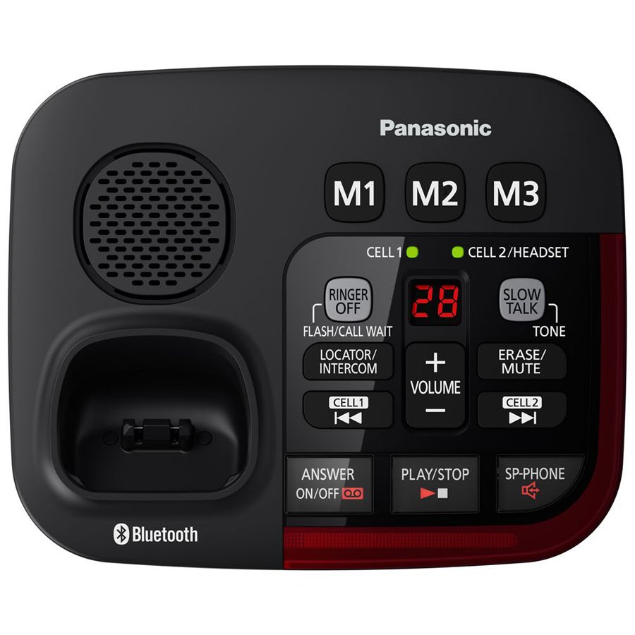 Panasonic 50db Amplified Cordless Telephone with 3 Speed Digital