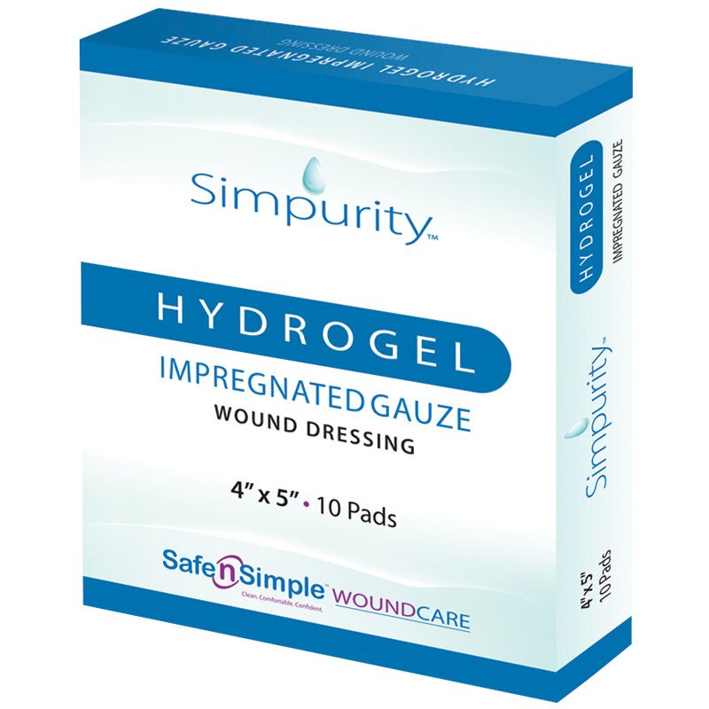 Safe N Simple FiberGel Pad Hydrogel Dressing